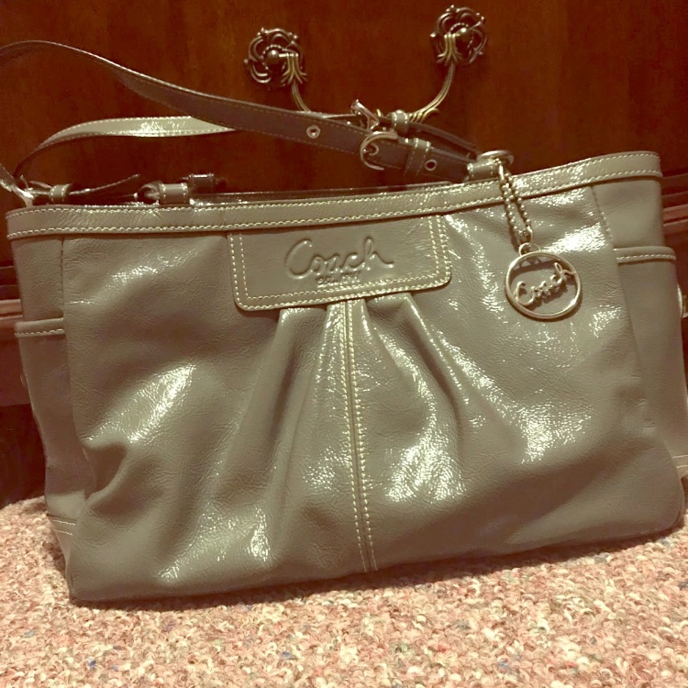 ✨Gray coach purse